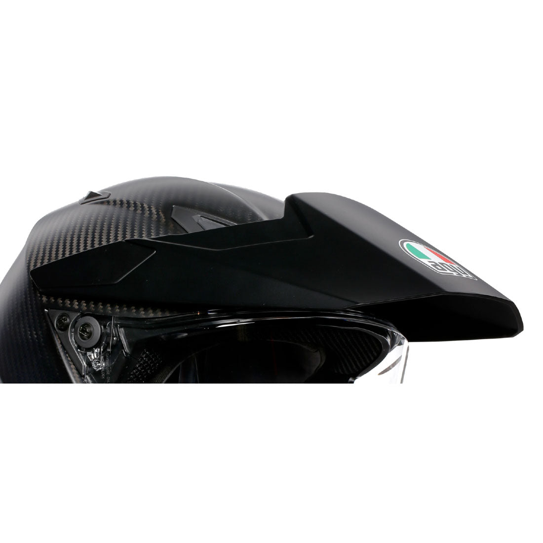 AGV REPAIR KIT PEAK+COVER+SCREWS SOLID AX9 001-MATT BLACK