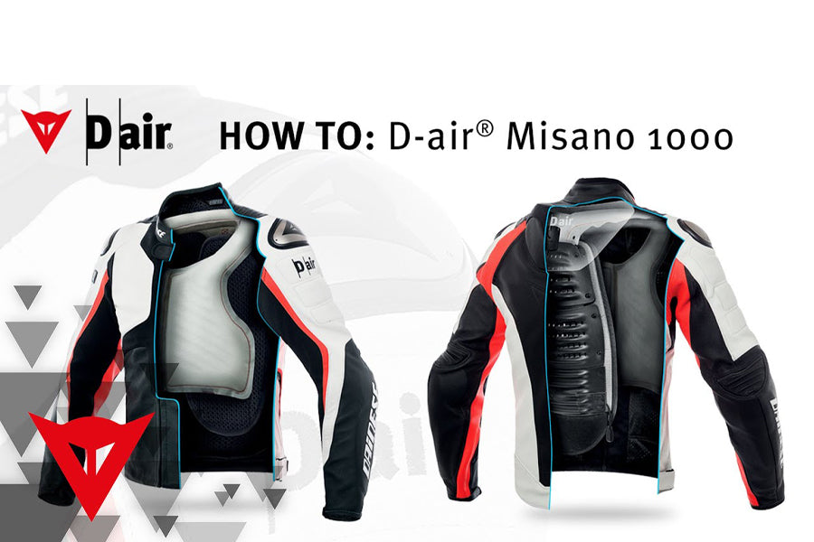 完全ワイヤレス - バイク用エアバッグジャケット「D-AIR MISANO 1000」