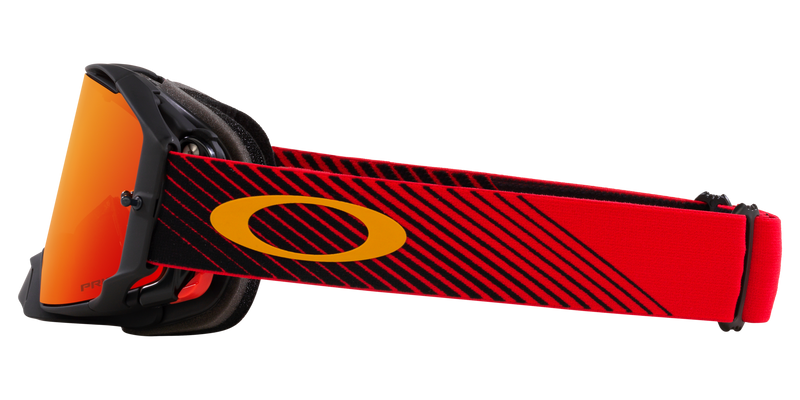 オフロード・モトクロス用ゴーグル | オークリー AIRBRAKE(エアブレーキ)  RED FLOW-PRIZM TORCH IRIDIUM