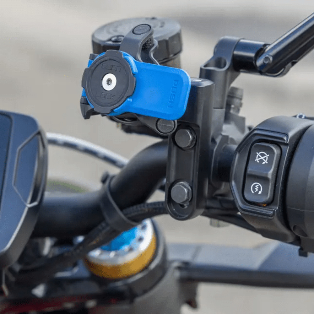 ブレーキ/クラッチマウント バイク用スマホホルダー｜クアッド