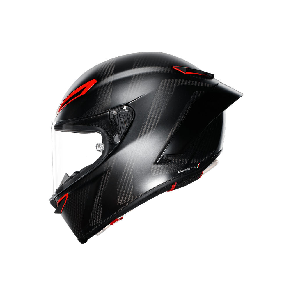 フルフェイスヘルメット | PISTA GP RR AGV JIST MPLK Asian Fit 019-INTREPIDO MATT CARBON/BLACK/RED MFJ公認 SG認証