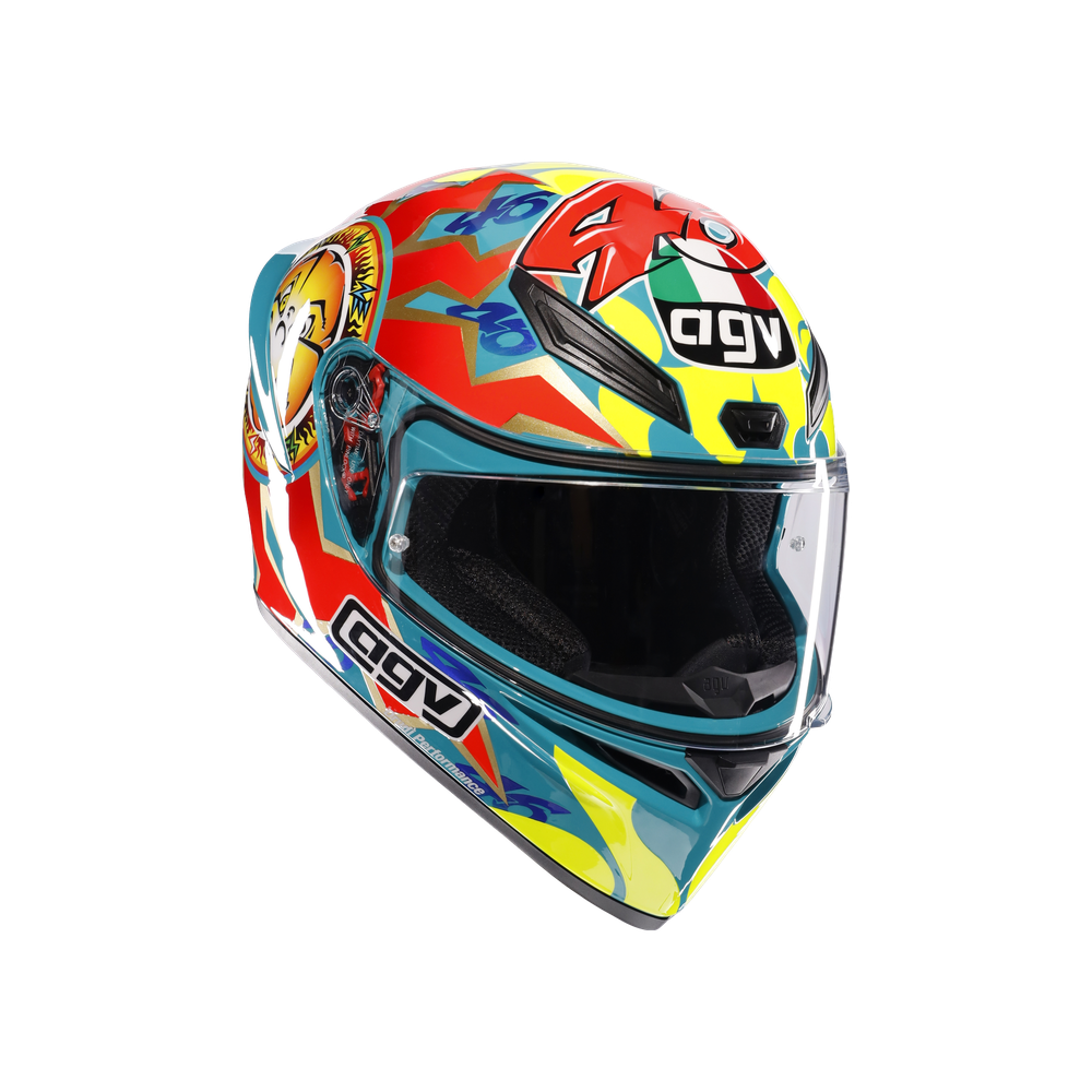 フルフェイスヘルメット | K1 S AGV JIST Asian Fit 041-ROSSI MUGELLO 1999 SG認証