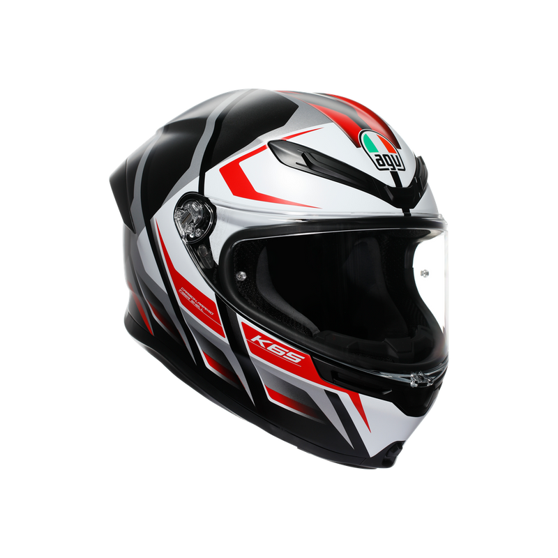 フルフェイスヘルメット | K6 S AGV JIST MPLK Asian Fit  025-KARVE MATT BLACK/WHITE/RED   SG認証