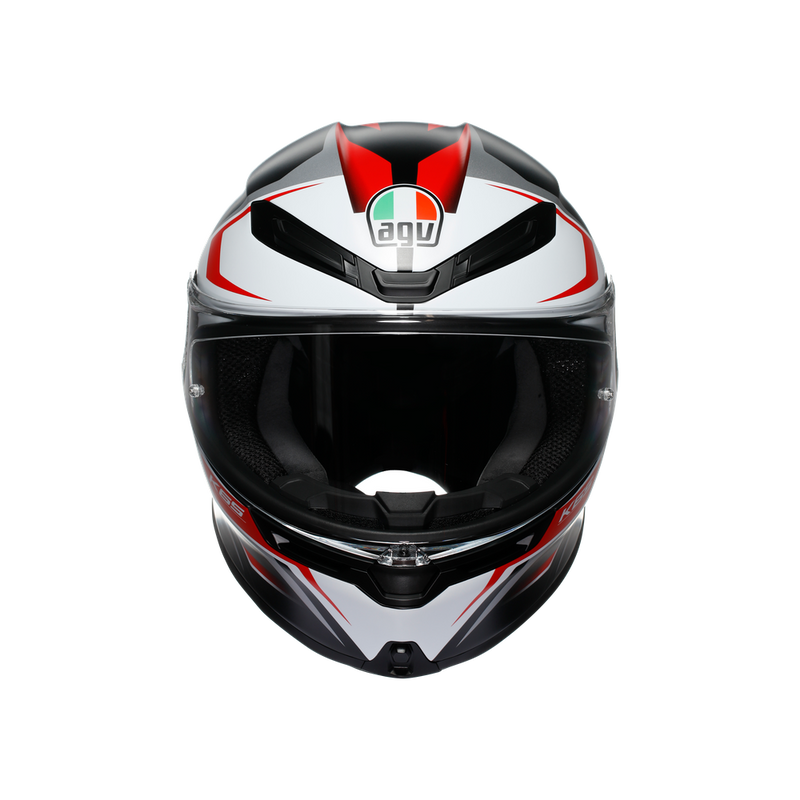 フルフェイスヘルメット | K6 S AGV JIST MPLK Asian Fit  025-KARVE MATT BLACK/WHITE/RED   SG認証