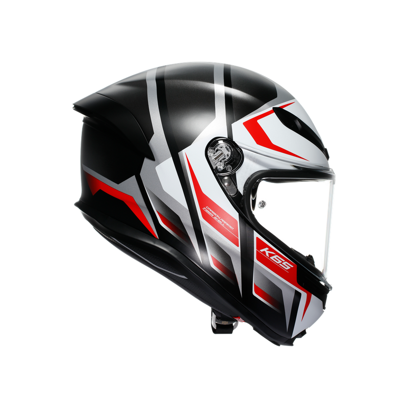 フルフェイスヘルメット | K6 S AGV JIST MPLK Asian Fit  025-KARVE MATT BLACK/WHITE/RED   SG認証