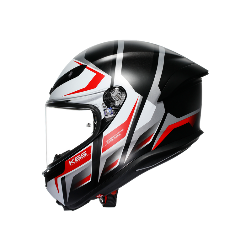 フルフェイスヘルメット | K6 S AGV JIST MPLK Asian Fit  025-KARVE MATT BLACK/WHITE/RED   SG認証