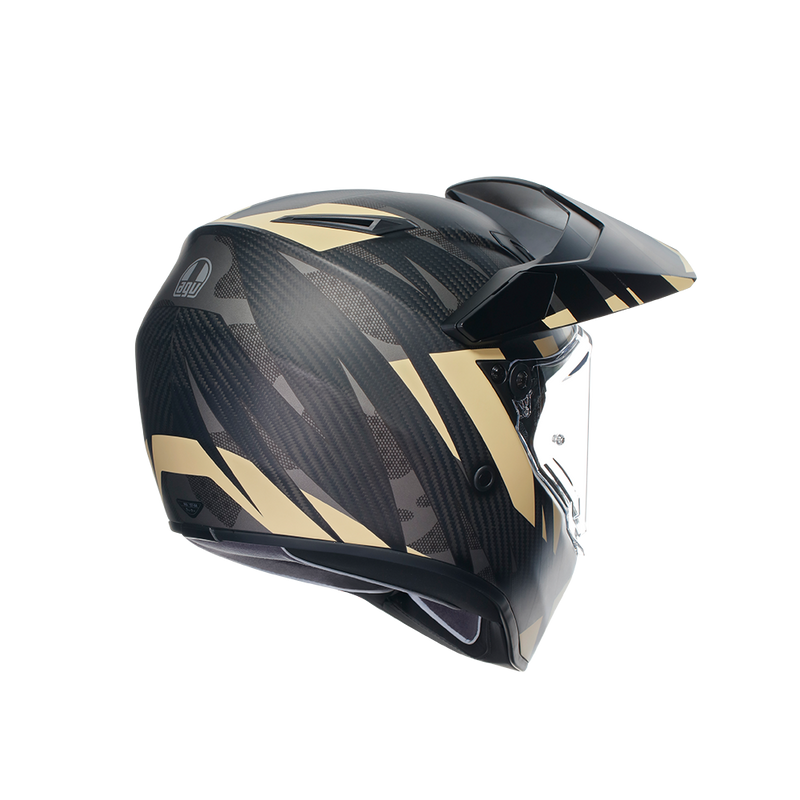 フルフェイスヘルメット | AGV AX9 103-STEPPA MATT CARBON/GREY/SAND SG認証