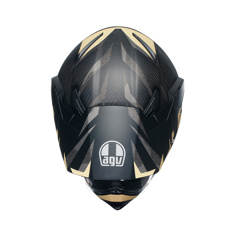 フルフェイスヘルメット | AGV AX9 103-STEPPA MATT CARBON/GREY/SAND SG認証