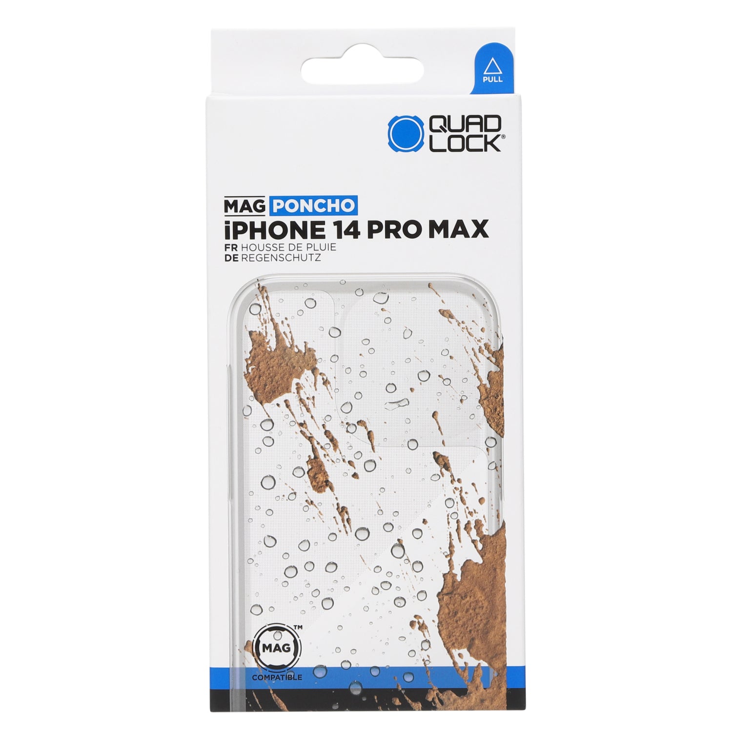 IPHONE 14 PRO MAX用 (Magケース専用)  レインポンチョ 防汚・防塵・雨天用カバー