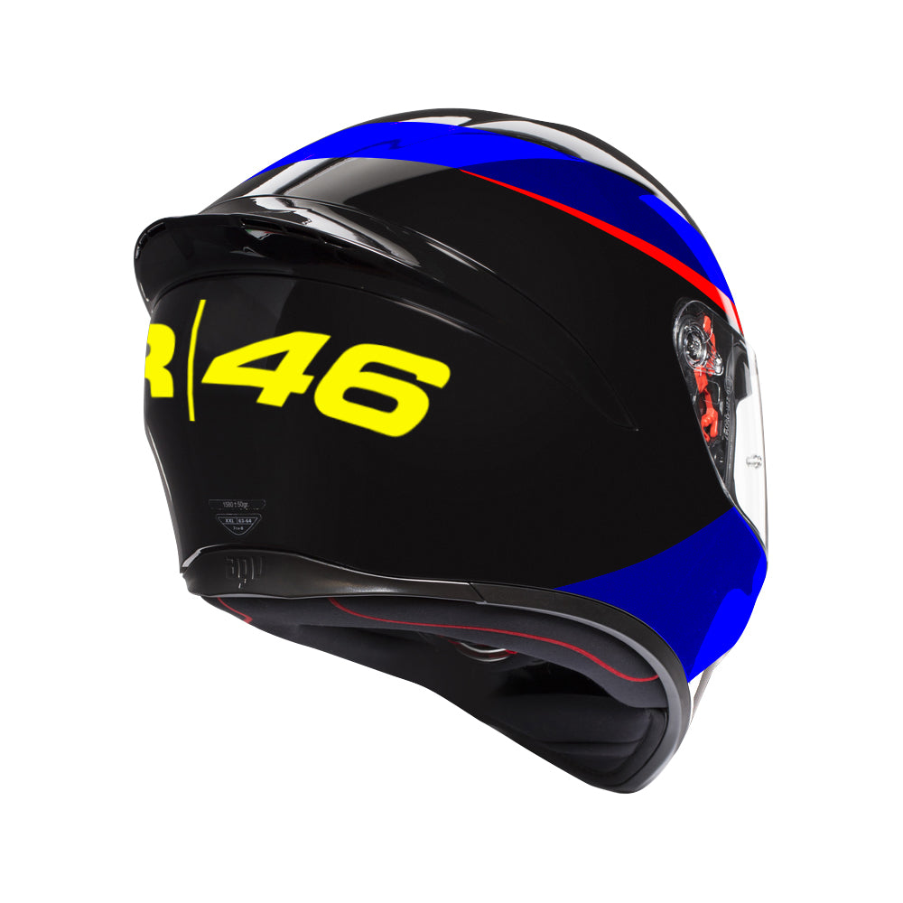 フルフェイスヘルメット | AGV K1 008-VR46 SKY RACING TEAM BLACK/RED SG認証