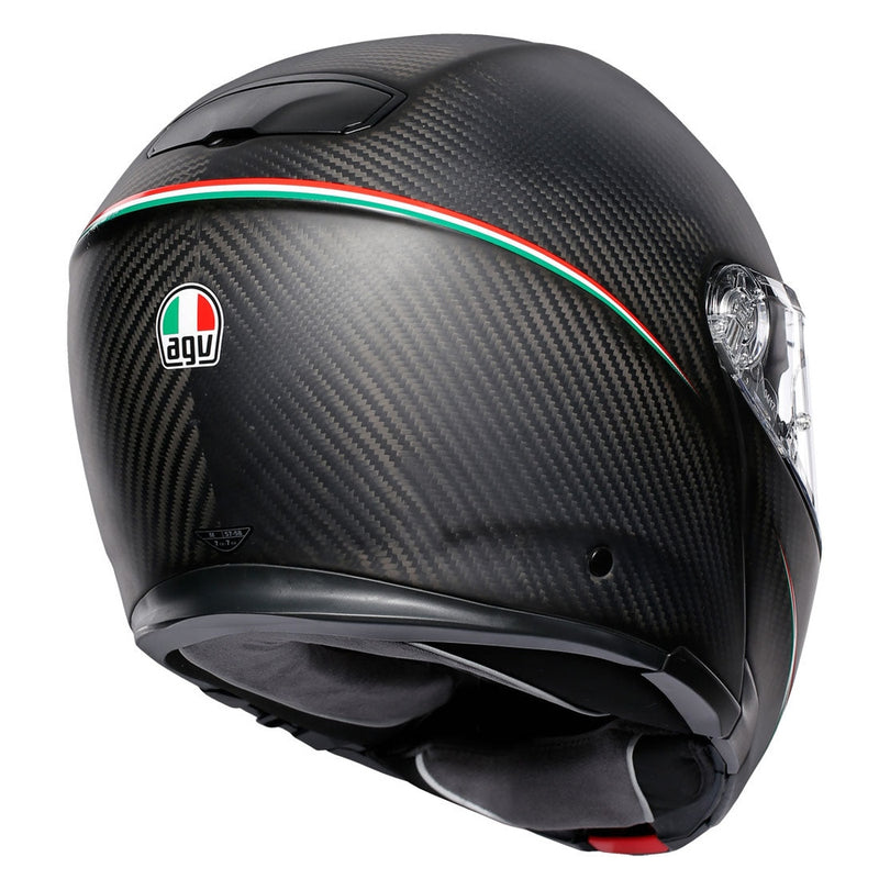 AGV SPORTMODULAR  001-TRICOLORE MATT CARBON ITALY 【SG認証取得  アジアンフィット  フルカーボン製 】