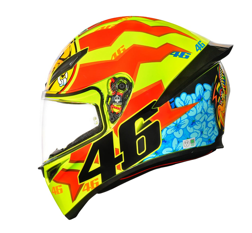 フルフェイスヘルメット | K1 S AGV JIST Asian Fit 032-ROSSI 2001 SG認証