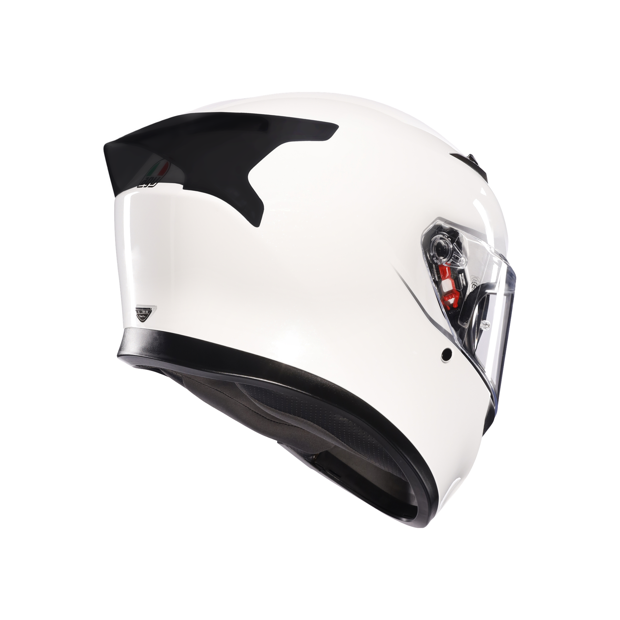 フルフェイスヘルメット | K3 AGV JIST MPLK Asian Fit 014-MONO SETA WHITE SG認証