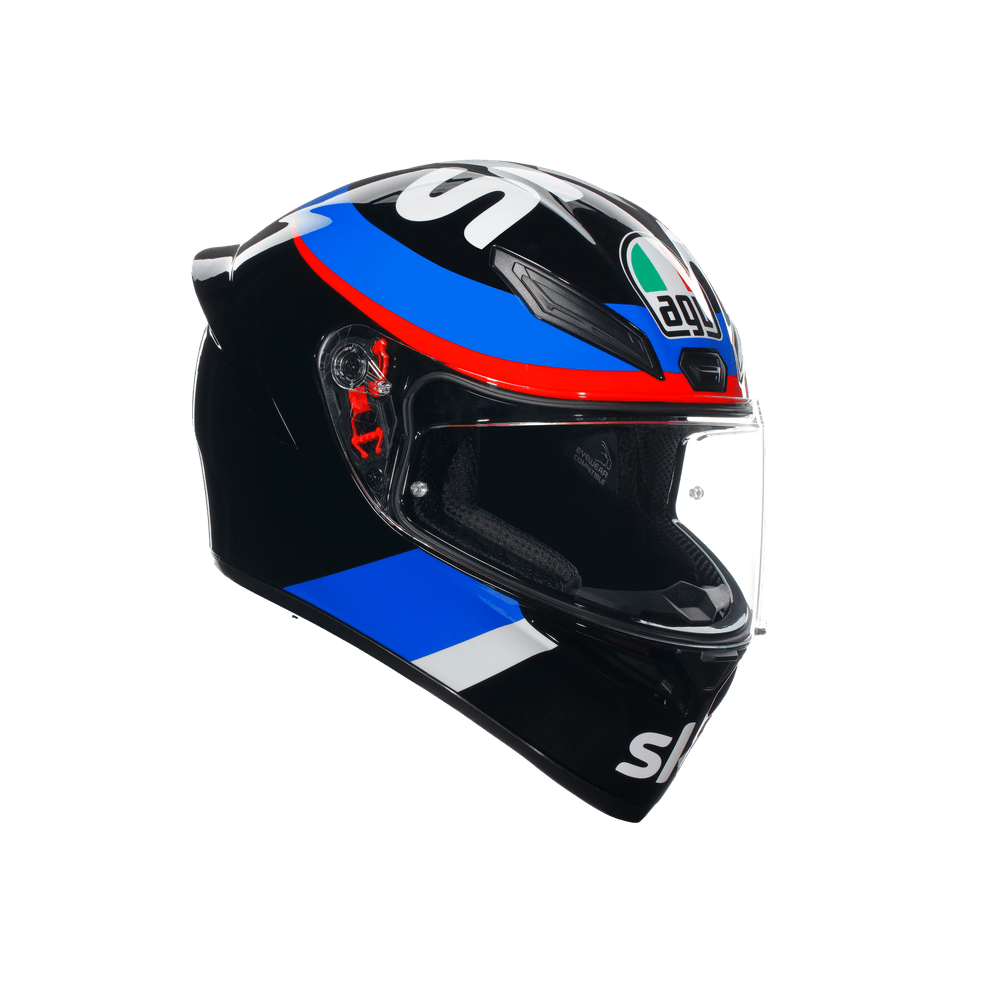 フルフェイスヘルメット | K1 S AGV JIST Asian Fit 023-VR46 SKY RACING TEAM BLACK/R -  ユーロギア オンライン【公式】