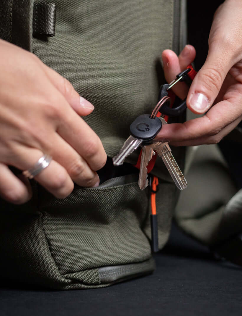 キーリングポケット